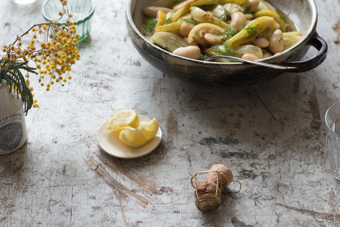 Giant Lemon Fennel Beans