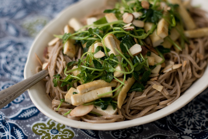 Almond Soba Noodles