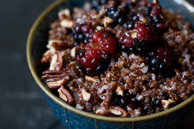 Warm and Nutty Cinnamon Quinoa