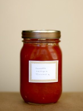 Canned Crushed Tomatoes