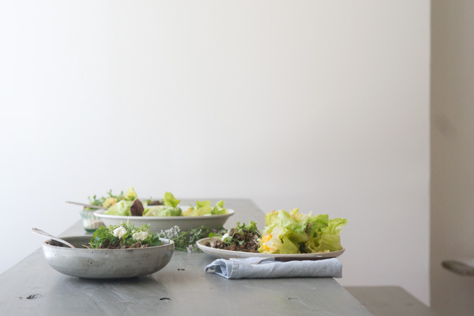 Lentils with Wine-Glazed Vegetables