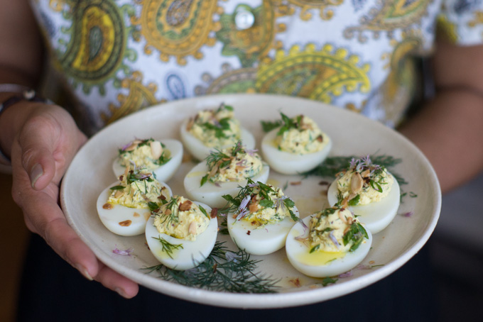deviled eggs
