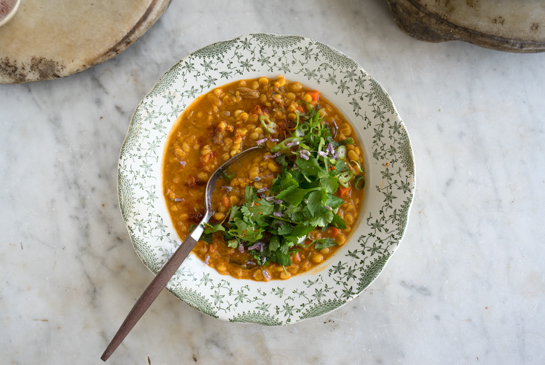 Coconut Red Lentil Soup