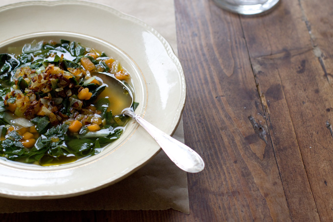 Green Soup with Ginger