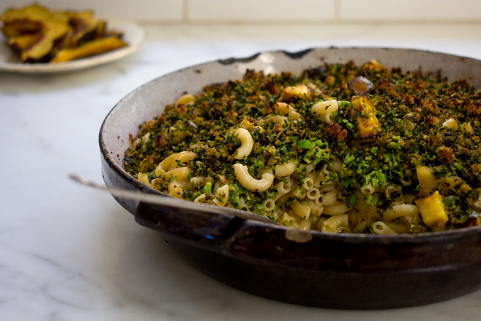 Broccoli-Basil Mac and Cheese