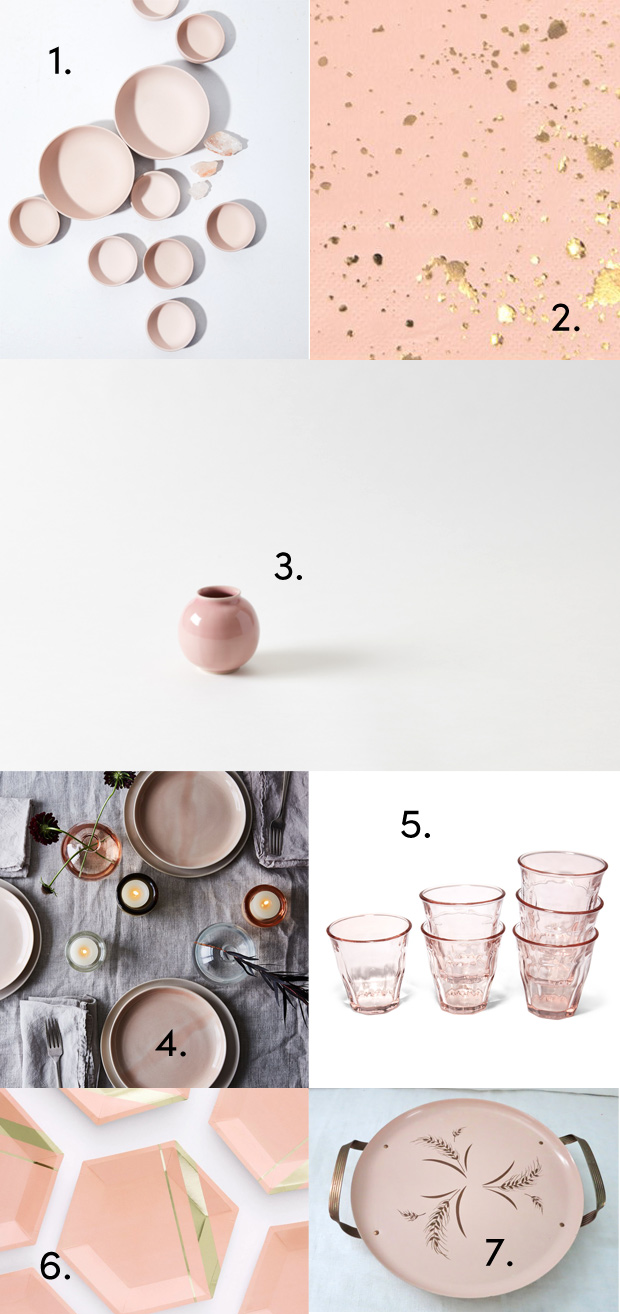 Want to Weave Millennial Pink into your Kitchen, Tabletop, and Photos? Here's how.