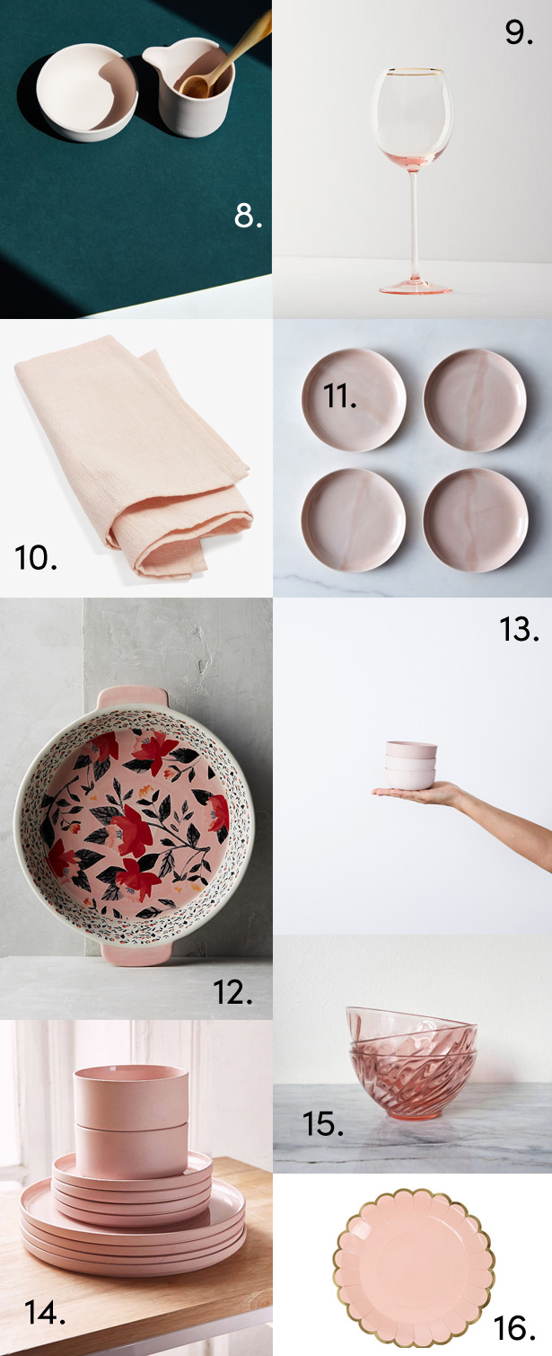 Want to Weave Millennial Pink into your Kitchen, Tabletop, and Photos? Here's how
