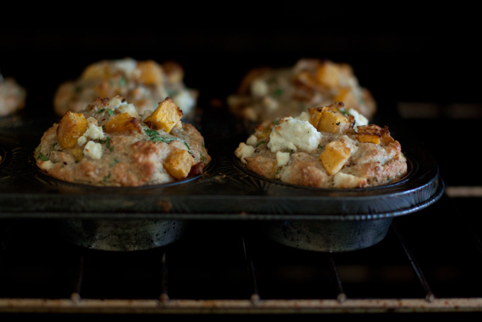 Pumpkin and Feta Muffins