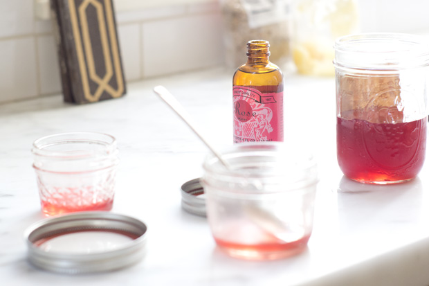 Rhubarb Rosewater Syrup Recipe