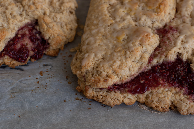 Raspberry Mega Scones