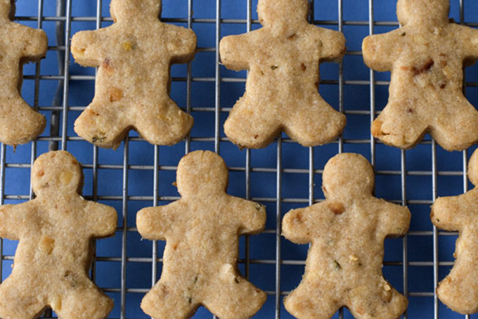 Pine Nut Rosemary Shortbread