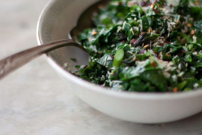 Spiced Coconut Spinach