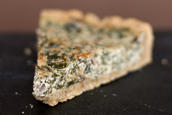 Image of Spinach-Mushroom Quiche, 101 Cookbooks