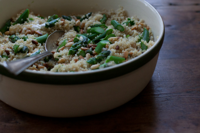 Tabasco & Asparagus Quinoa