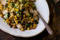 Lemony Chickpea Stir-fry