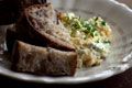 Herb Cream Cheese Scrambled Eggs