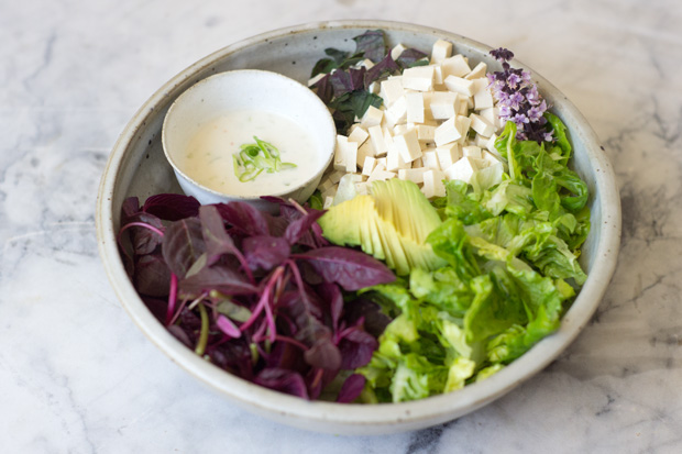 Tofu Amaranth Salad Recipe