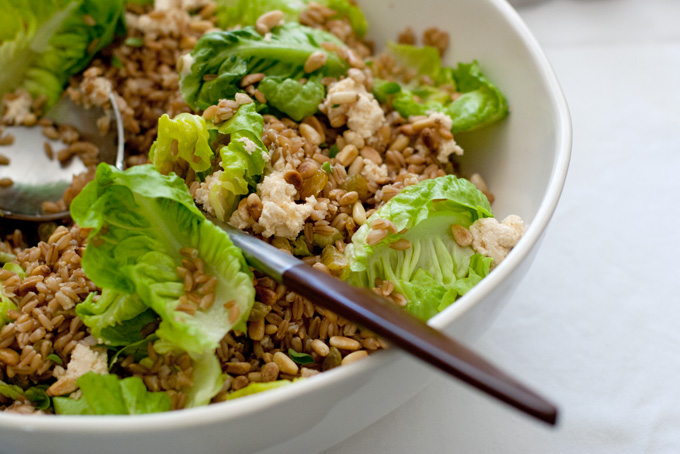 Whiskey & Wheat Berry Salad