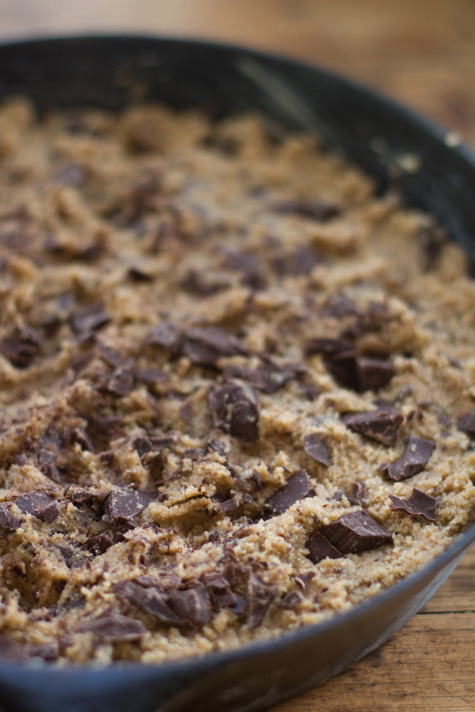 Whole Wheat Chocolate Chip Skillet Cookies