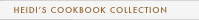 Heidis Cookbook Collection