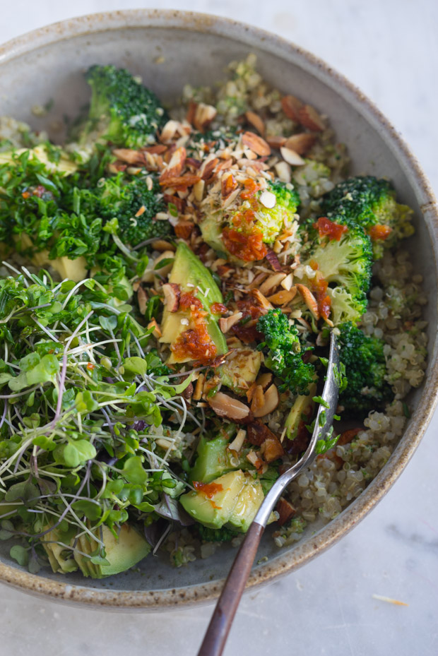 Vibrant Vegan Double Broccoli Buddha Bowl - 101 Cookbooks