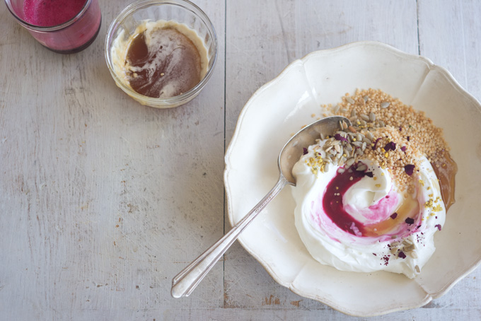 Pomegranate Yogurt Bowl