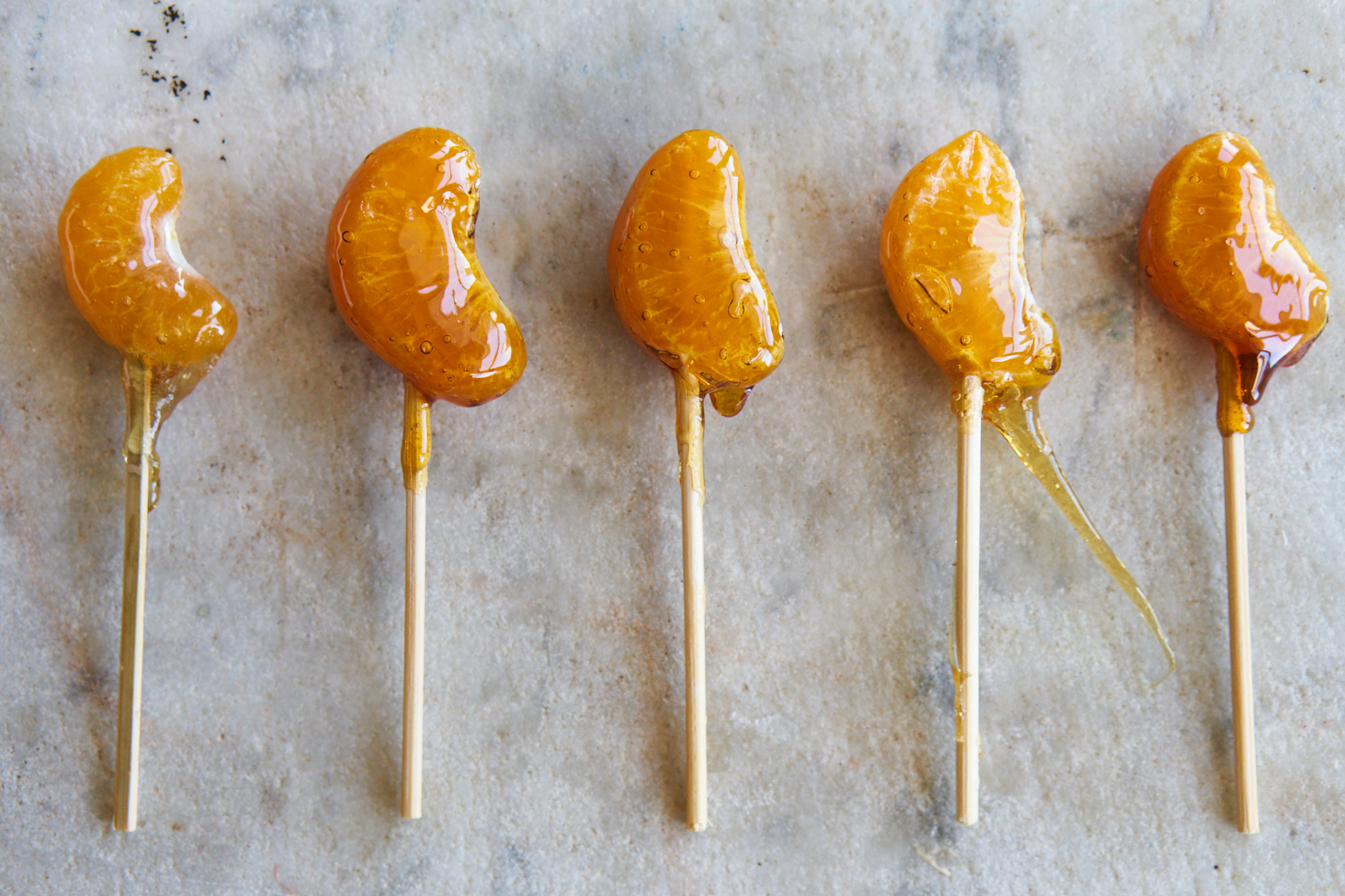 Two-ingredient Candied Citrus Pops
