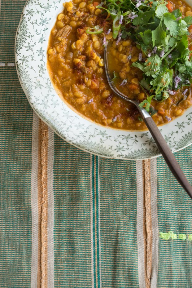 Coconut Red Lentil Soup from 101 Cookbooks on foodiecrush.com