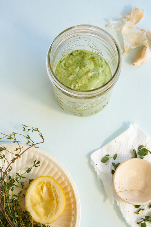 Five Minute Avocado Dressing