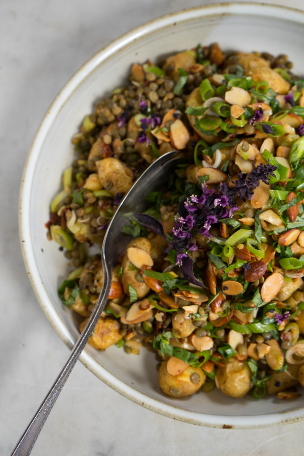 Smash-and-Toss Roasted Potato Salad