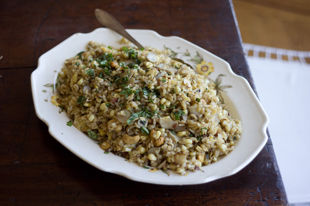 Sunchoke and Cashew Stir-fry