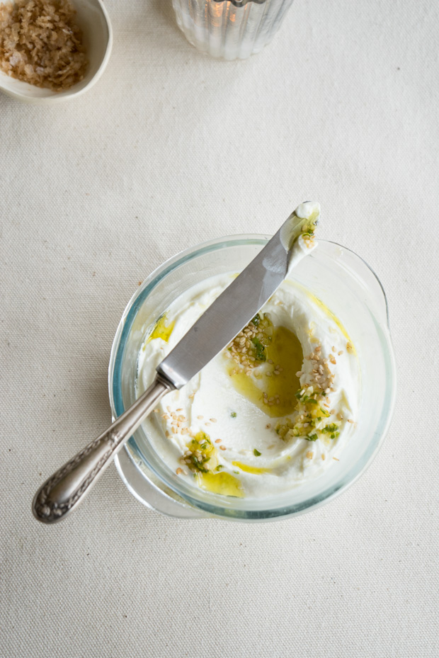 Green Chile Whipped Goat Cheese